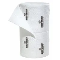 PIG Sorbent Roll: 75 ft Lg, 32 in Wd, Polypropylene, White, 75 ft Roll Lg, 32 in Roll Wd (MPN MAT4102)