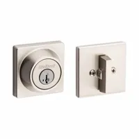 KWIKSET Single Cylinder Deadbolt: Cylindrical, 1 3/4 in Door Thick - Max, Nickel (MPN 660SQT-15-SMT-RCAL-RCS/5303-K3)