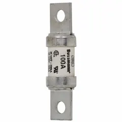 Very-fast-acting bolt-on fuse from the FWH series, rated 90 A at 500 V AC and 500 V DC. Designed for overcurrent protection of semiconductor circuits and sensitive electronic equipment in industrial control panels.