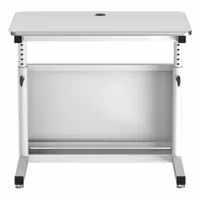 VERSADESK Standing Desk: White, Wood, 36 in Overall Wd, 24 in Overall Dp, 36 in Max Desktop Ht (MPN CTL3624-WW)