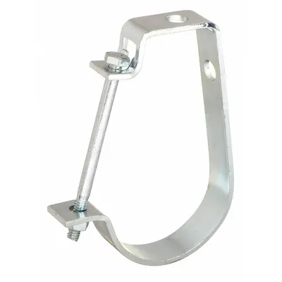 ANVIL Pipe/Conduit Hanger: Zinc-Plated Steel, For 1 1/4 in Pipe - J-Style Hangers for Tube & Pipe