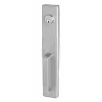 Aluminum pull-type trim for mechanical exit devices, suitable for doors up to 48 inches wide. Provides a pull-handle interface for exit push bars in commercial and industrial applications. Not ADA compliant