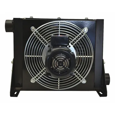 AKG Air Cooled Aftercooler: 40 hp Max Compressor Output Power, 245 cfm, 208-230/460V AC - Fan Powered Compressed Air Aftercoolers