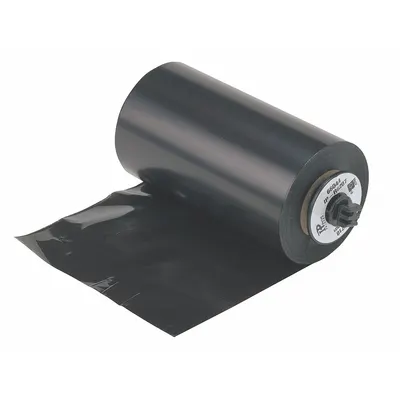 BRADY Single-Color Printer Ribbon, Black, Wax/Resin, R4300 Series - Brady Single-Color Ribbons