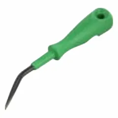 Partially-insulated operating tool with a 1-way blade of 3.5 x 0.5 mm and an insulated shaft. Tool width is 1/2 mm. Used for actuating and adjusting components in terminal blocks and connectors within control panels and electrical installations.