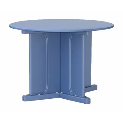 CORTECH Table: 29 in Overall Ht, 42 in Overall Dia, Game Top Included, Ballast Accepted - Round X-Base Tables