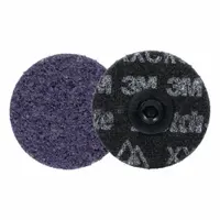 This 3-inch diameter disc features a ceramic extra-coarse abrasive with HD-DS construction for aggressive coating removal. Designed for use on all materials, it removes paint, rust, and surface contaminants while maintaining a cool-cutting action. Suitable for surface preparation and finishing tasks in industrial maintenance and fabrication