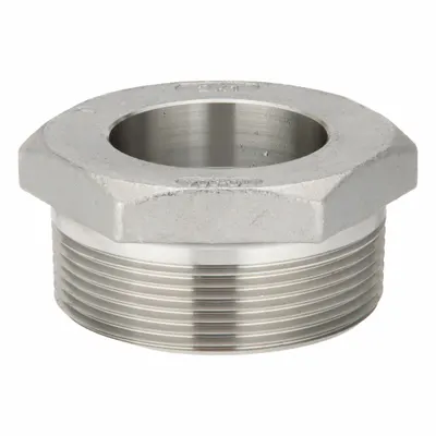 Dayton Bung Adapter: Bung Adapter, 304 Stainless Steel, For 55 Gal Drum Container - Bung Adapters