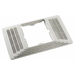 Replacement grille for BROAN ventilation systems. Compatible with manufacturer part number 657-C. Used to restore airflow and finish in residential or light-commercial HVACR fan and filter applications.
