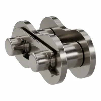 TRITAN Roller Attachment Link: For Nickel-Plated Steel Roller Chains, 25, Single Strand - Connecting Links for ANSI Standard Chains