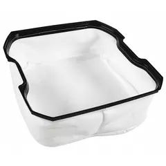 Standard dry-pickup cloth filter for Fein shop vacuums, compatible with models 9-20-27 and 9-20-28. Designed for capturing dry dust and debris in industrial cleaning, machining, or construction tasks. For dry material collection only.