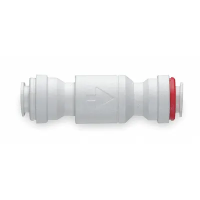 JOHN GUEST NSF 51 Certified Acetal Poppet Check Valve, 3/8 in, Push x Push - NSF 51 Certified Acetal Poppet Check Valves