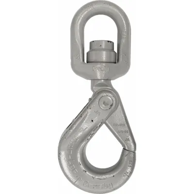 CROSBY Self-Locking Hook: 4,560 lb Working Load Limit, 100 Hook Grade, Alloy Steel - Self-Locking Hooks for Lifting