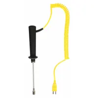 TEST PRODUCTS INTL. Surface Temperature Probe: -58°F to 500°F /-50°C to 250°C, ±4°F, 4 in Probe Lg (MPN CK11M)