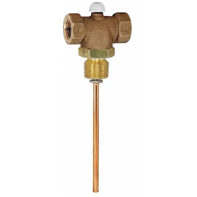 Watts Automatic Temperature Gas Shutoff Valve: MNPT x FNPT, 3/4 in x 3/4 in Connection Size - Non-Code Temperature & Pressure Relief Valves