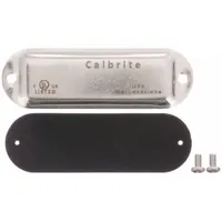 This polished stainless steel cover is designed for use with Form 8 conduit bodies. It includes mounting screws for secure installation. Suitable for closing and protecting conduit access fittings in electrical systems