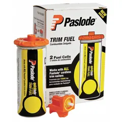 Fuel cell for cordless finish nailers. Includes two Twist on External Metering Valve Adapters. Powers nailers for trim, molding, and baseboard installation without hoses or compressors.