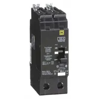 SQUARE D Miniature Circuit Breaker: 100 A, 277/480V AC, Single Phase, 18kA at 277/480V AC, 2 Poles (MPN EDB24100)