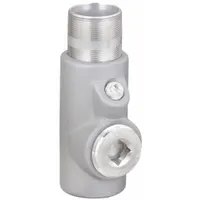 Sealing Fitting - Vertical and Horizontal: Aluminum, 2 1/2 in Trade Size, Male to Female (MPN EYM-250AL)