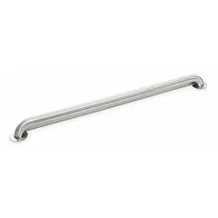 Straight wall grab bar made of stainless steel with a satin finish. Measures 42 inches in length with a 1 1/2 inch diameter. Used in commercial restrooms, healthcare facilities, and accessible spaces to provide support and stability near toilets, showers, or tubs.
