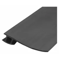 This bug seal is designed for screen doors to close gaps around doors and windows, helping to block insects and drafts. It measures 84 inches in length, 1 3/4 inches in height, and 1/4 inch in width. The seal is black with an unfinished finish