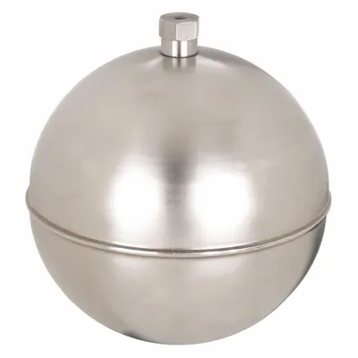 NAUGATUCK Float Ball: Float Ball, 1/4 in IPS Thread, 1/4 in Thread Size, IPS Thread - Stainless Steel Threaded Floats