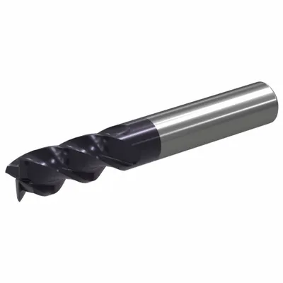 WIDIA Square End Mill: Carbide, TiAlN Coated, 4 Flute, 8 mm Mill Dia, 19 mm LOC - Fast-Cutting Carbide Square End Mills for Steel & Cast Iron