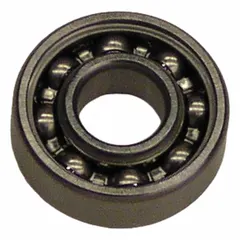This ball bearing is a replacement component designed to reduce friction and support rotating parts in industrial equipment. It is intended for use with 3M models 28408 and 06508.