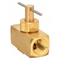 APPROVED VENDOR Needle Valve: Brass, 1/8 in Pipe Size, FNPT x FNPT, 150 psi Max. Pressure (CWP), NPT (MPN 709134-02)