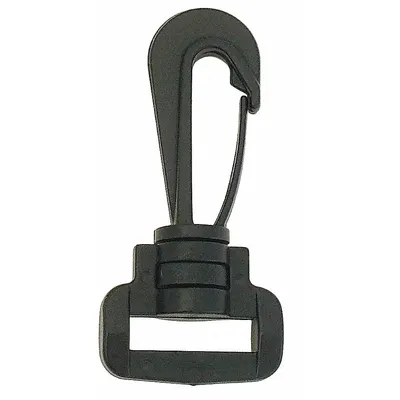 LUCKY LINE PRODUCTS Utility Spring Hook: 1 Snaps, Wire Gate, Plastic - Light Duty Spring Snaps