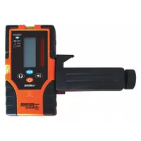 JOHNSON LEVEL Green Beam Rotary Laser Detector: Includes Batteries, Black/Orange, 9V, Green, Clamp (MPN 40-6763)