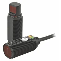 OMRON Photoelectric Sensor: M18 Threaded, Non-Terminated Cable, 10-30V DC, NPN, 2 m (MPN E3FA-BN112M)