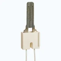 Hot Surface Igniter: Universal, Silicon Carbide, 5 1/4 in Lead Lg, 120V AC, Plug-In, Flat Tip (MPN Q4100C9054)