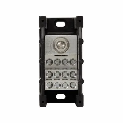 BUSSMANN Power Distribution Block: Open, Lug, Lug - Open Blocks with Lugs