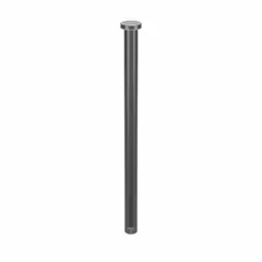 Steel clevis pin with 1/4 in diameter and 4 in shank length. Used in mechanical linkages to connect a clevis to a rod or chain end. Supplied in a 25-pack for inch-system applications.