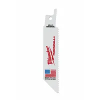 MILWAUKEE Reciprocating Saw Blade: 8 Teeth per Inch, 4 in Blade Lg, 0.04 in Blade Thick, 5 PK (MPN 49-00-5410)