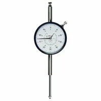MITUTOYO Dial Indicator: 0 in to 2 in, Inch, Plunger, 0.001 in/0.003 in Accuracy, 78 mm Dial Size (MPN 3424A-19)
