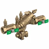 WILKINS Backflow Preventer: 975XL3, Std Configuration, Bronze, 1/2 in Pipe Size, MNPT, 33°F – 180°F (MPN 12-975XL3)