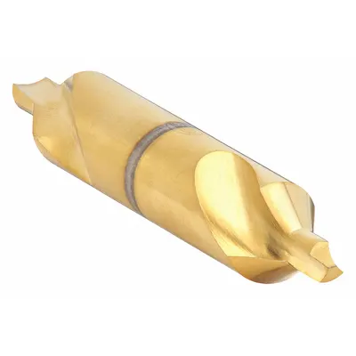 KEO Center Drill: Plain Type, #6, 60°, 3 in Overall Lg - Plain-Tip Center Drills