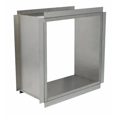 DAYTON Heavy Duty Wall Collar: Steel, For 48 in Blade Dia, 16 ga Thick - Collars for Wall-Mount Ventilation Fans