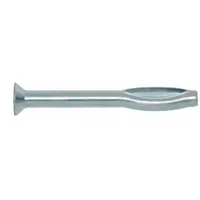 DEWALT Pre-Expanded Anchor: 1/4 in Dia, 1 1/2 in Overall Lg, Flat, Steel Drive Anchors, 100 PK (MPN 03242-PWR)