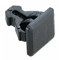 Plastic grab catch with push opening action. Supplied as a 5-pack. Each catch measures 3/8 in height and 3/8 in width. Suitable for use in cabinets, panels, and sheet metal assemblies requiring push-to-release latching