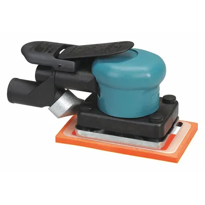 DYNABRADE Air Sheet Sander: Orbital, 0.15 hp, 13 cfm, Non-Vacuum, 10,000 RPM Max - Sheet Sanders