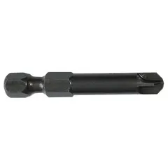 This 5-pack of APEX Torq-Set bits features a #1 industry size, imperial head, and standard length. Made from S2 steel with a hex shank, they are impact rated for use with power tools in driving Torq-Set fasteners during assembly and maintenance tasks.