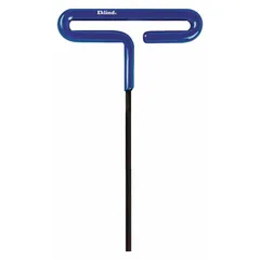 T-shaped hex key with a 10 mm metric tip size, long length, and 6-inch handle. Made from alloy steel with a black oxide finish. Used for tightening or loosening metric socket-head cap screws and set screws in assembly, maintenance, and repair applications.