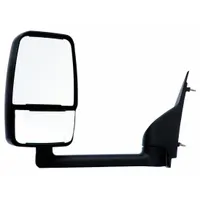 VELVAC rectangular mirror for the driver vehicle side, featuring a flat and convex profile in a 16 x 7 inch size. This non-heated, non-motorized mirror provides both standard and wide-angle views to reduce blind spots. Suitable for use on heavy-duty trucks, buses, and commercial vehicles as a replacement mirror