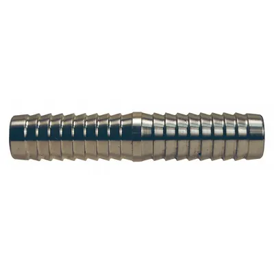 DIXON VALVE & COUPLING Barbed Hose Mender: For 4 in Hose I.D., Hose Barb x Hose Barb - 316 Stainless Steel Multipurpose (Air, Water, Chemical) Rigid Barbed Hose Fittings