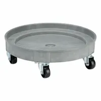 APPROVED VENDOR Drum Dolly: 900 lb Load Capacity, For 30 gal to 55 gal Container Capacity, Round