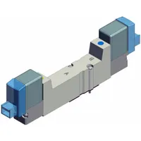 Solenoid Air Control Valve: Five-Way, Closed Center Position, SYJ3000, Single Solenoid, 24V DC (MPN SYJ3333-5LOZ)
