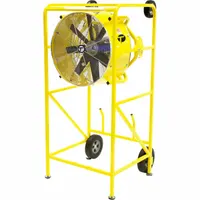 TEMPEST Circulating Fan: 24 in Blade Dia, 230V AC, Mobile, 2 hp, Direct Drive, Steel (MPN 913-1183)
